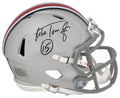 Mike Tomczak Signed Ohio State Buckeyes Riddell Speed Mini Helmet - TOMMIN310 - Mike Tomczak Signed Ohio State Buckeyes Riddell Speed Mini Helmet product image