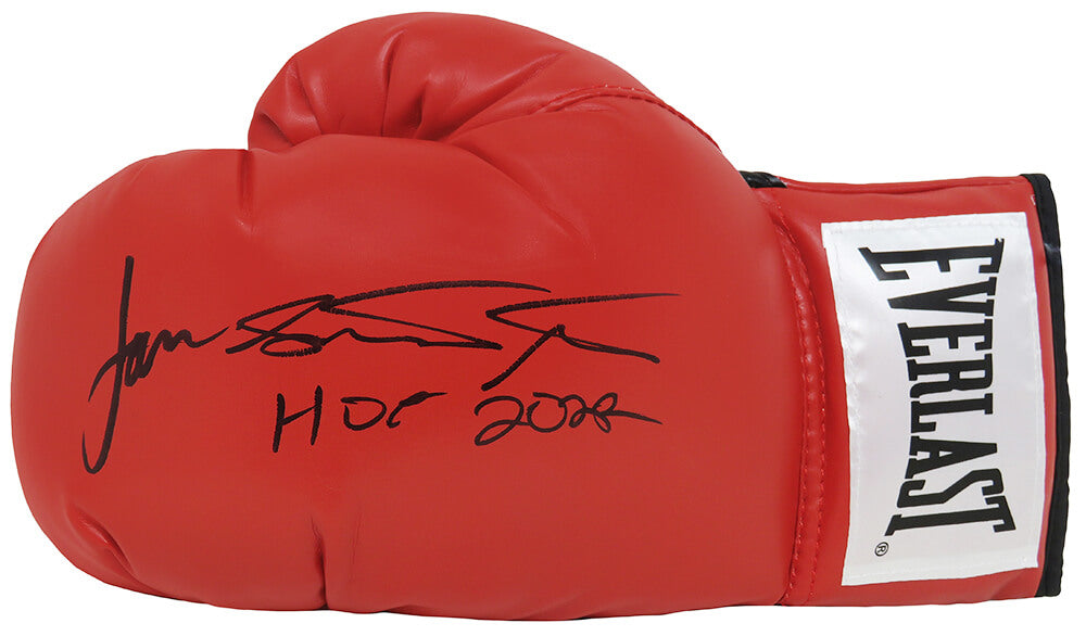 James Toney Signed Everlast Red Boxing Glove w/HOF 2022 - TONGLV506 - James Toney Signed Everlast Red Boxing Glove w/HOF 2022 product image