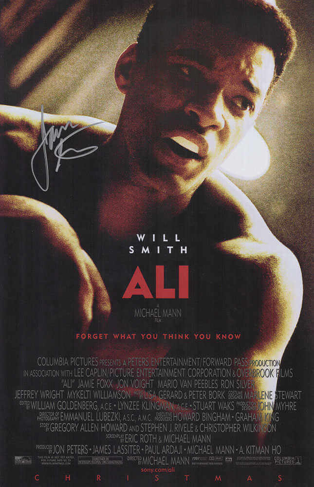 James Toney Signed Ali 11x17 Movie Poster - TONPST501 - James Toney Signed Ali 11x17 Movie Poster product image