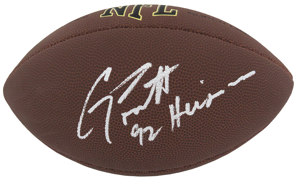 Gino Torretta Signed Wilson Super Grip Full Size NFL Football w/92 Heisman - TORFTB302 - Gino Torretta Signed Wilson Super Grip Full Size NFL Football w/92 Heisman product image