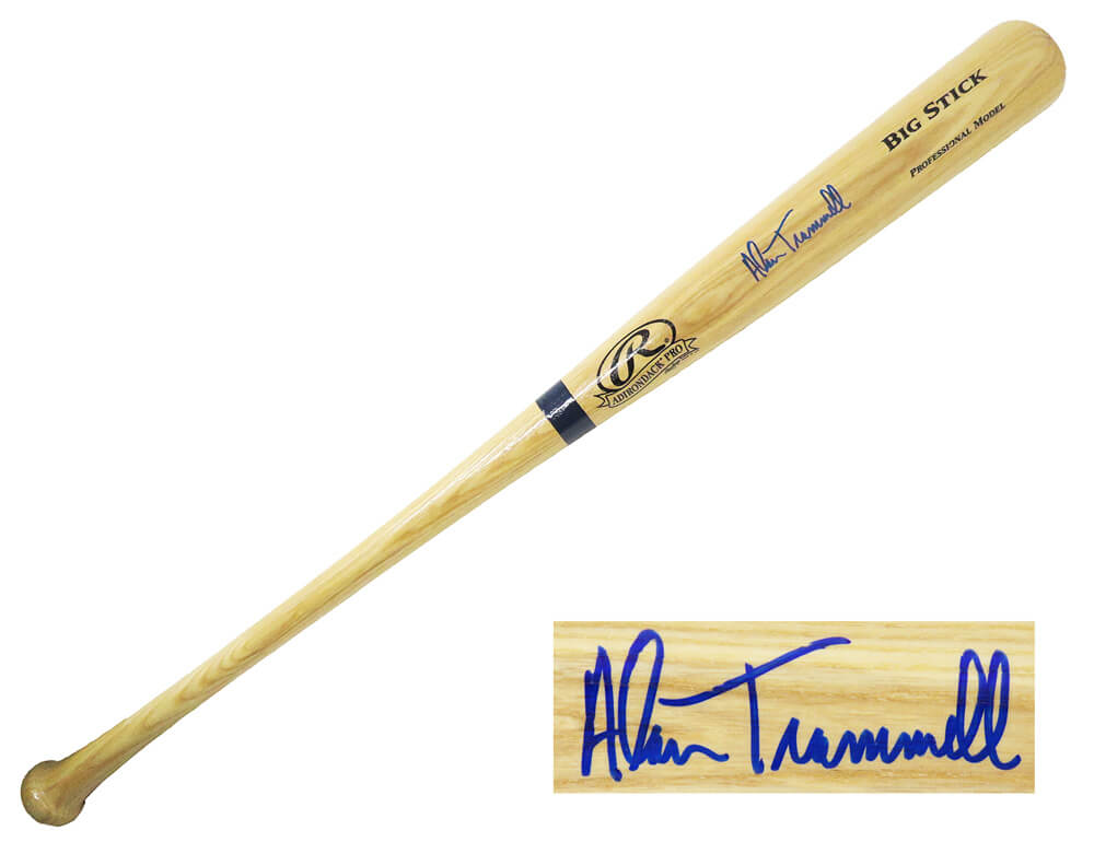 Alan Trammell Signed Rawlings Big Stick Blonde Baseball Bat - TRABAT100 - Alan Trammell Signed Rawlings Big Stick Blonde Baseball Bat product image