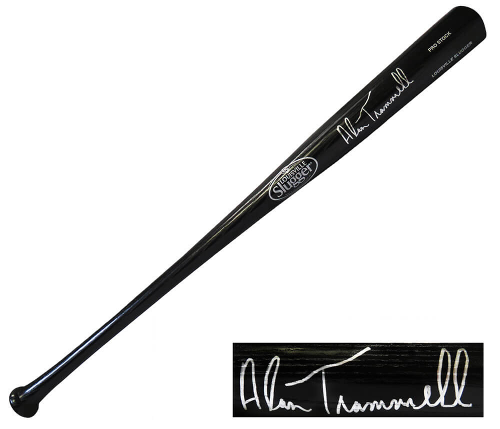 Alan Trammell Signed Louisville Slugger Black Baseball Bat - TRABAT101 - Alan Trammell Signed Louisville Slugger Black Baseball Bat product image