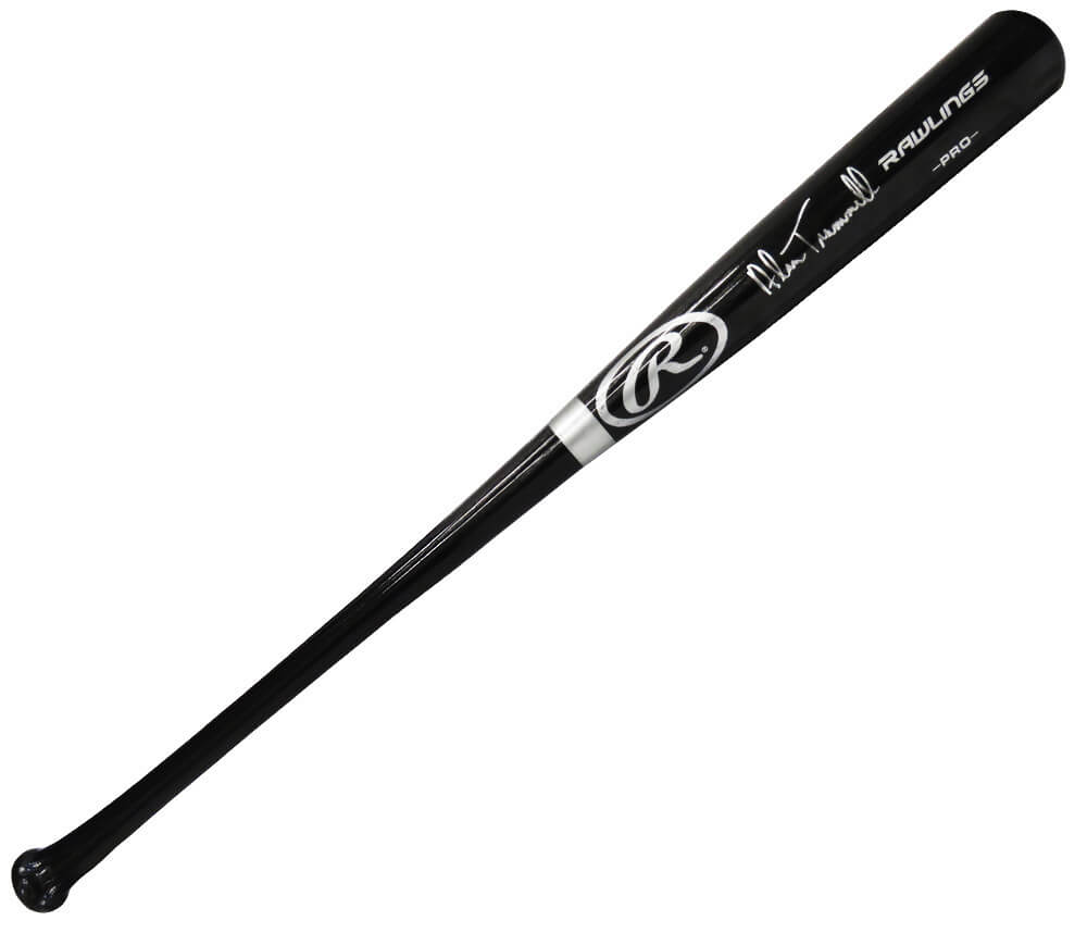 Alan Trammell Signed Rawlings Pro Black Baseball Bat - TRABAT103 - Alan Trammell Signed Rawlings Pro Black Baseball Bat product image