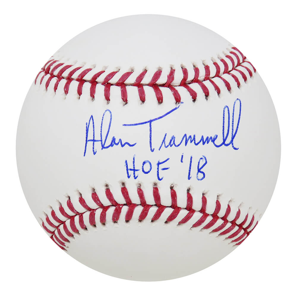 Alan Trammell Signed Rawlings Official MLB Baseball w/HOF'18 - TRABSB101 - Alan Trammell Signed Rawlings Official MLB Baseball w/HOF'18 product image