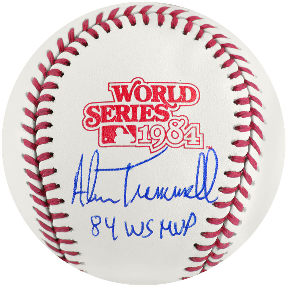 Alan Trammell Signed Rawlings Official 1984 World Series (Detroit Tigers) Baseball w/84 WS MVP - TRABSB103 - Alan Trammell Signed Rawlings Official 1984 World Series (Detroit Tigers) Baseball w/84 WS MVP product image