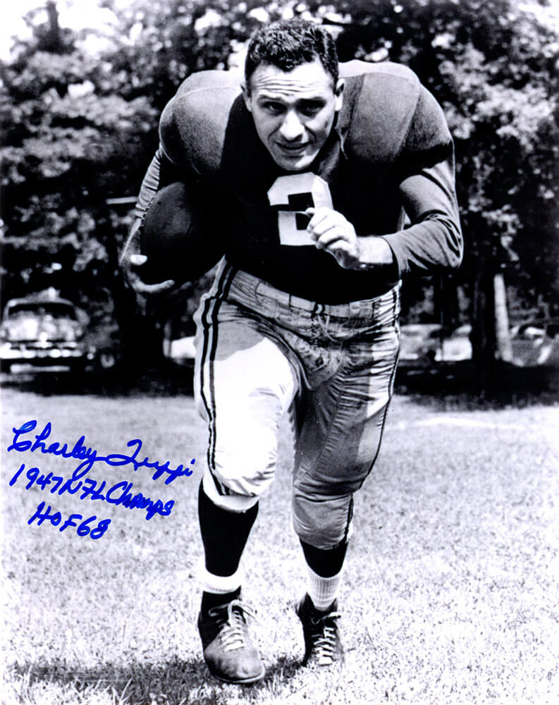 Charley Trippi Signed Cardinals B&W 8x10 Photo w/1947 NFL Champs, HOF'68 - TRI08P301MYS - Charley Trippi Signed Cardinals B&W 8x10 Photo w/1947 NFL Champs, HOF'68 product image