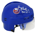 Bryan Trottier Signed New York Islanders Hockey Mini Helmet w/HOF'97 - TROMIN400 - Bryan Trottier Signed New York Islanders Hockey Mini Helmet w/HOF'97 product image