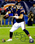 Mitchell Trubisky Signed Chicago Bears Passing Action 8x10 Photo - TRU08P300 - Mitchell Trubisky Signed Chicago Bears Passing Action 8x10 Photo product image