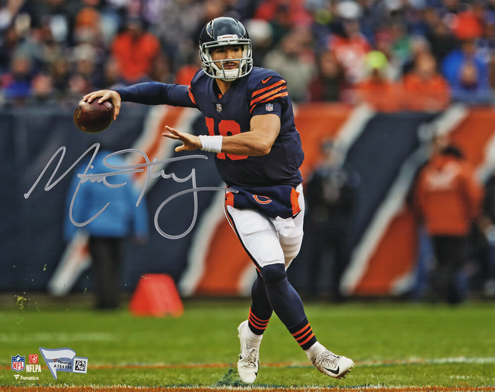 Mitchell Trubisky Signed Chicago Bears Throwback Jersey Action 8x10 Photo - (Fanatics) - TRU08P302 - Mitchell Trubisky Signed Chicago Bears Throwback Jersey Action 8x10 Photo - (Fanatics) product image