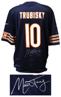 Mitchell Trubisky Signed Chicago Bears Navy Nike Football Jersey - TRUJRY300 - Mitchell Trubisky Signed Chicago Bears Navy Nike Football Jersey product image