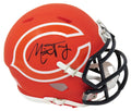 Mitchell Trubisky Signed Chicago Bears AMP Alternate Series Riddell Speed Mini Helmet - TRUMIN305 - Mitchell Trubisky Signed Chicago Bears AMP Alternate Series Riddell Speed Mini Helmet product image