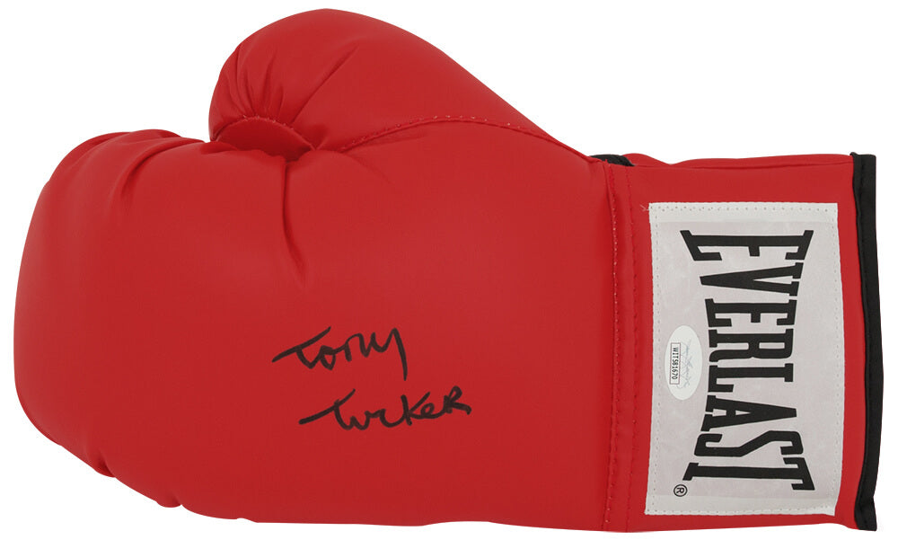 Tony Tucker Signed Everlast Red Boxing Glove - (JSA) - TUCGLV505 - Tony Tucker Signed Everlast Red Boxing Glove - (JSA) product image
