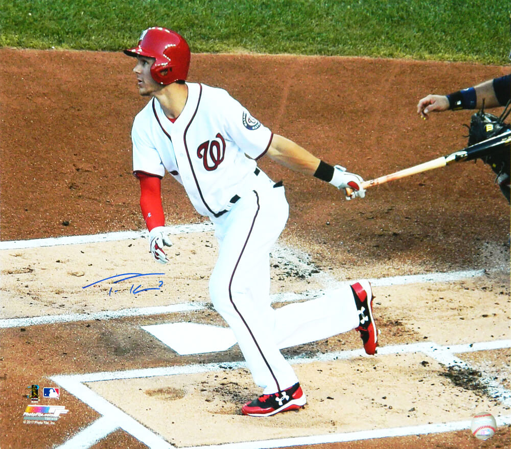 Trea Turner Signed Washington Nationals Swinging Action 16x20 Photo - TUR16P100 - Trea Turner Signed Washington Nationals Swinging Action 16x20 Photo product image