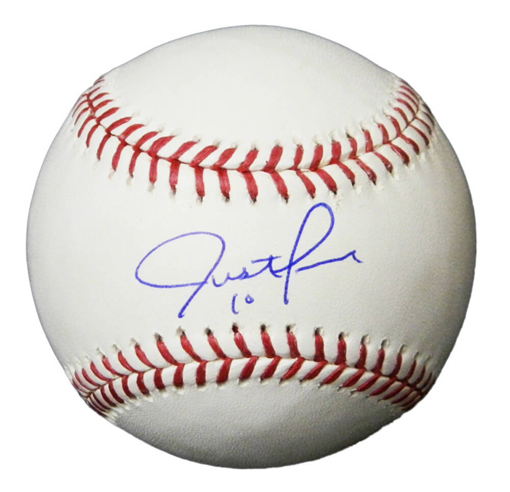 Justin Turner Signed Rawlings Official MLB Baseball - TURBSB100 - Justin Turner Signed Rawlings Official MLB Baseball product image