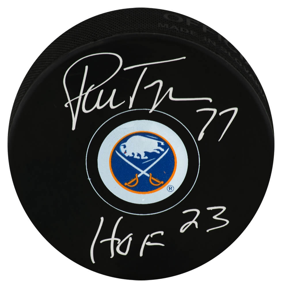 Pierre Turgeon Signed New York Islanders Medium Logo Hockey Puck - TURPUC403 - Pierre Turgeon Signed New York Islanders Medium Logo Hockey Puck product image