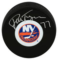 Pierre Turgeon Signed Buffalo Sabres Logo Hockey Puck w/HOF'23 - TURPUC404 - Pierre Turgeon Signed Buffalo Sabres Logo Hockey Puck w/HOF'23 product image