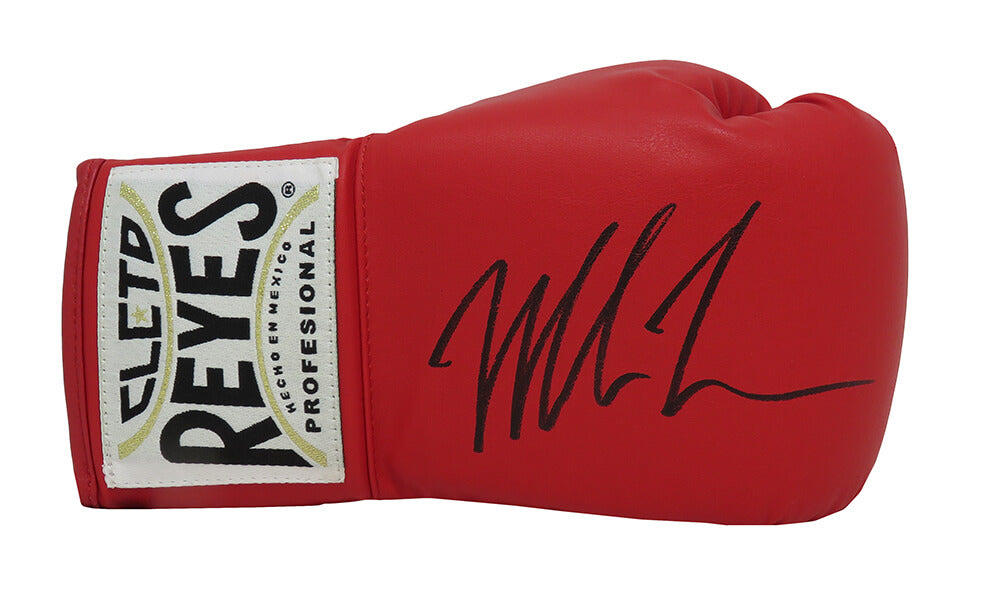 Mike Tyson Signed Cleto Reyes Red Boxing Glove - TYSGLV509 - Mike Tyson Signed Cleto Reyes Red Boxing Glove product image