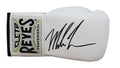 Mike Tyson Signed Cleto Reyes White Boxing Glove - TYSGLV511 - Mike Tyson Signed Cleto Reyes White Boxing Glove product image