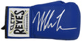 Mike Tyson Signed Cleto Reyes Blue Boxing Glove - TYSGLV513 - Mike Tyson Signed Cleto Reyes Blue Boxing Glove product image