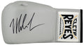 Mike Tyson Signed Cleto Reyes Silver Boxing Glove - TYSGLV515 - Mike Tyson Signed Cleto Reyes Silver Boxing Glove product image