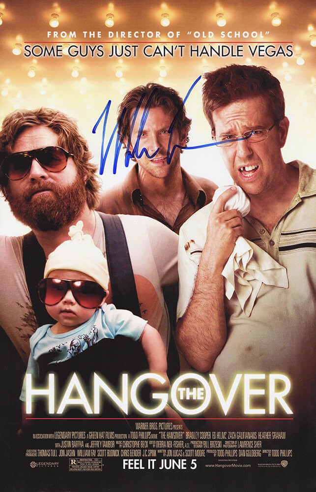 Mike Tyson Signed The Hangover 11x17 Movie Poster (In Blue) - TYSPST502 - Mike Tyson Signed The Hangover 11x17 Movie Poster (In Blue) product image