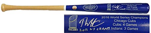 Theo Epstein Signed Louisville Slugger Chicago Cubs 2016 World Series Champion Blue Dipped Bat w/16 WS Champs - EPSBAT101 - Theo Epstein Signed Louisville Slugger Chicago Cubs 2016 World Series Champion Blue Dipped Bat w/16 WS Champs product image
