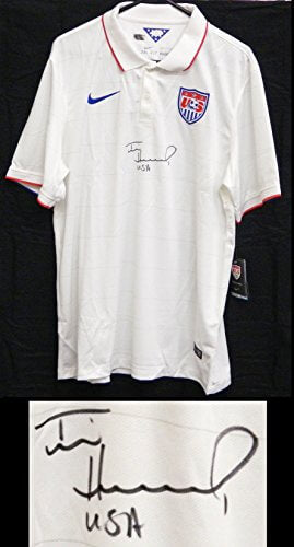 Tim Howard Signed Team USA White Nike Jersey - HOWJRY500 - Tim Howard Signed Team USA White Nike Jersey product image