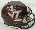 Tyrod Taylor Signed Virginia Tech Riddell Speed Mini Helmet - TAYMIN302 - Tyrod Taylor Signed Virginia Tech Riddell Speed Mini Helmet product image