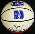 Tyus Jones Signed Duke Blue Devils White Logo Basketball w/2015 Final Four MOP - JONBSK201 - Tyus Jones Signed Duke Blue Devils White Logo Basketball w/2015 Final Four MOP product image