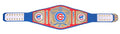 Chicago Cubs 53x12 WWE Legacy Full Size Authentic Blue Wrestling Belt w/Carrying Bag - UBLCUB600 - Chicago Cubs 53x12 WWE Legacy Full Size Authentic Blue Wrestling Belt w/Carrying Bag product image