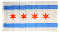 City of Chicago 3x5 Foot Polyester Indoor/Outdoor Banner Flag - UFLCHI600 - City of Chicago 3x5 Foot Polyester Indoor/Outdoor Banner Flag product image