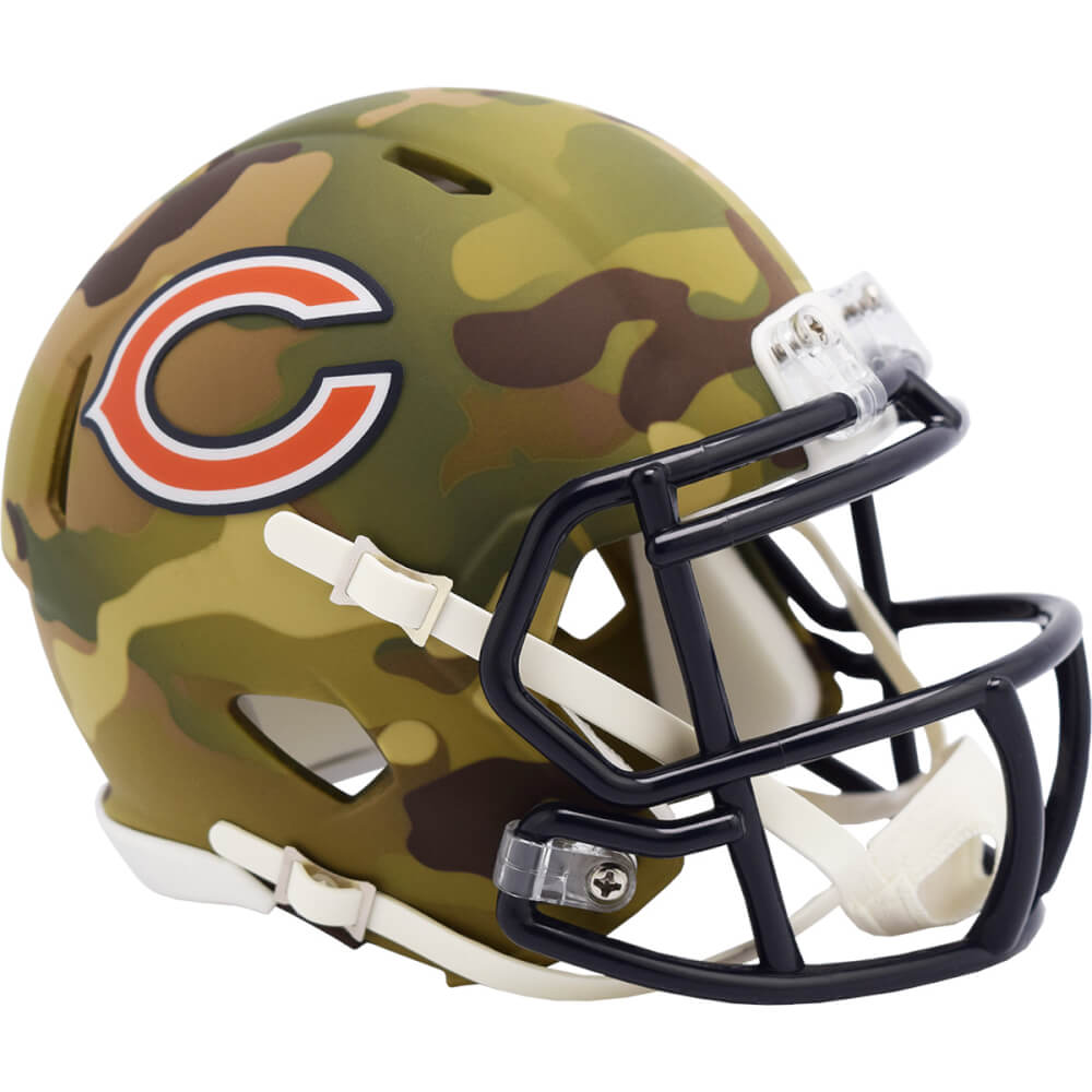 Chicago Bears Camo Riddell Speed Mini Football Helmet - UHMBEA614 - Chicago Bears Camo Riddell Speed Mini Football Helmet product image