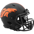 Denver Broncos Eclipse Black Matte Riddell Speed Mini Football Helmet - UHMBRO604 - Denver Broncos Eclipse Black Matte Riddell Speed Mini Football Helmet product image
