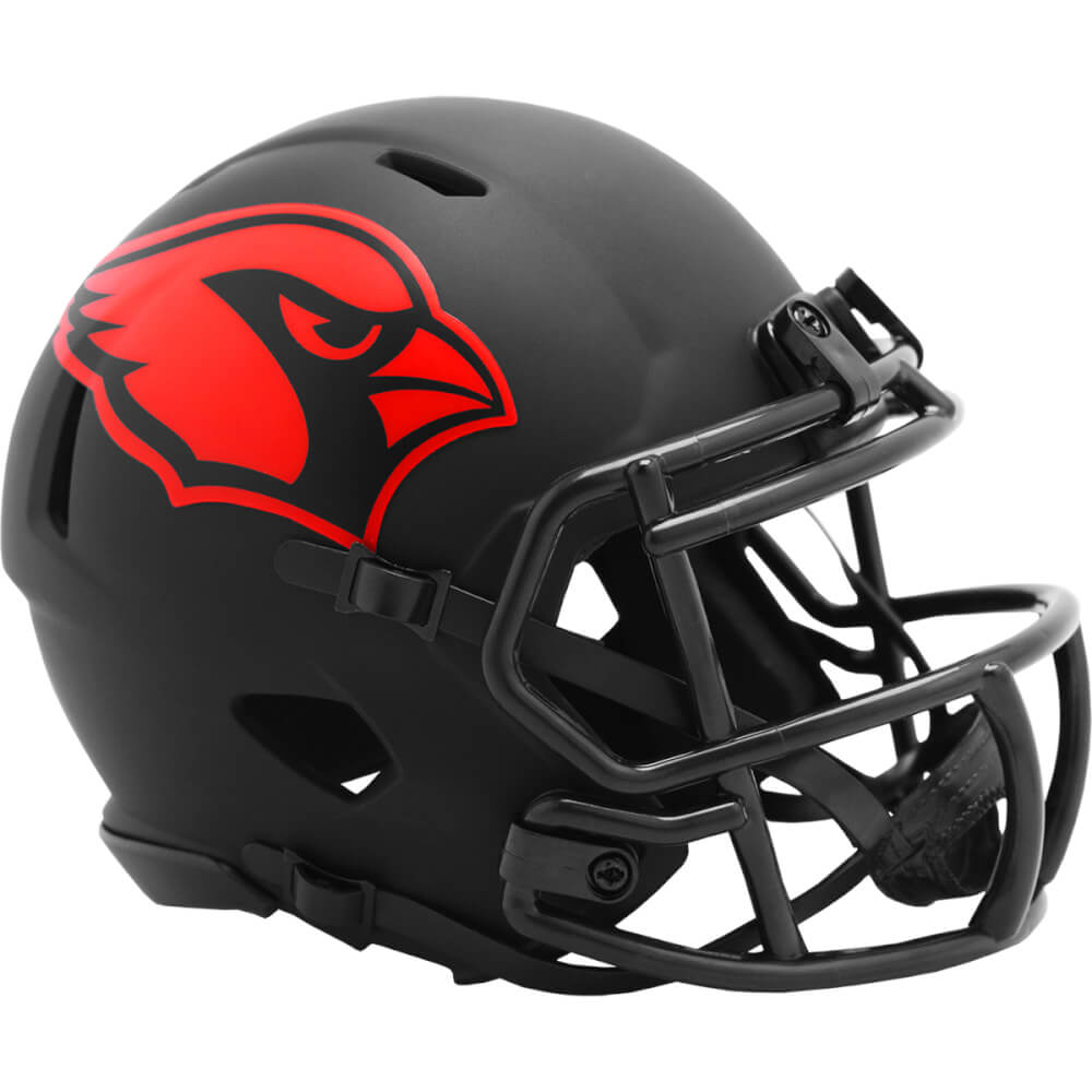 Arizona Cardinals Eclipse Black Matte Riddell Speed Mini Football Helmet - UHMCAR600 - Arizona Cardinals Eclipse Black Matte Riddell Speed Mini Football Helmet product image