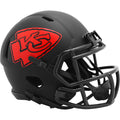 Kansas City Chiefs Eclipse Black Matte Riddell Speed Mini Football Helmet - UHMCHI606 - Kansas City Chiefs Eclipse Black Matte Riddell Speed Mini Football Helmet product image