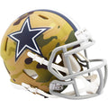 Dallas Cowboys Camo Riddell Speed Mini Football Helmet - UHMCOW609 - Dallas Cowboys Camo Riddell Speed Mini Football Helmet product image