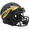 Florida State Seminoles Eclipse Black Matte Riddell Speed Mini Football Helmet - UHMFLA630 - Florida State Seminoles Eclipse Black Matte Riddell Speed Mini Football Helmet product image