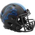 Detroit Lions Eclipse Black Matte Riddell Speed Mini Football Helmet - UHMLIO608 - Detroit Lions Eclipse Black Matte Riddell Speed Mini Football Helmet product image