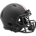 Ohio State Buckeyes Eclipse Black Matte Riddell Speed Mini Football Helmet - UHMOSU601 - Ohio State Buckeyes Eclipse Black Matte Riddell Speed Mini Football Helmet product image