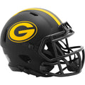 Green Bay Packers Eclipse Black Matte Riddell Speed Mini Football Helmet - UHMPAC609 - Green Bay Packers Eclipse Black Matte Riddell Speed Mini Football Helmet product image