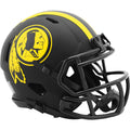 Washington Redskins Eclipse Black Matte Riddell Speed Mini Football Helmet - UHMRED625 - Washington Redskins Eclipse Black Matte Riddell Speed Mini Football Helmet product image