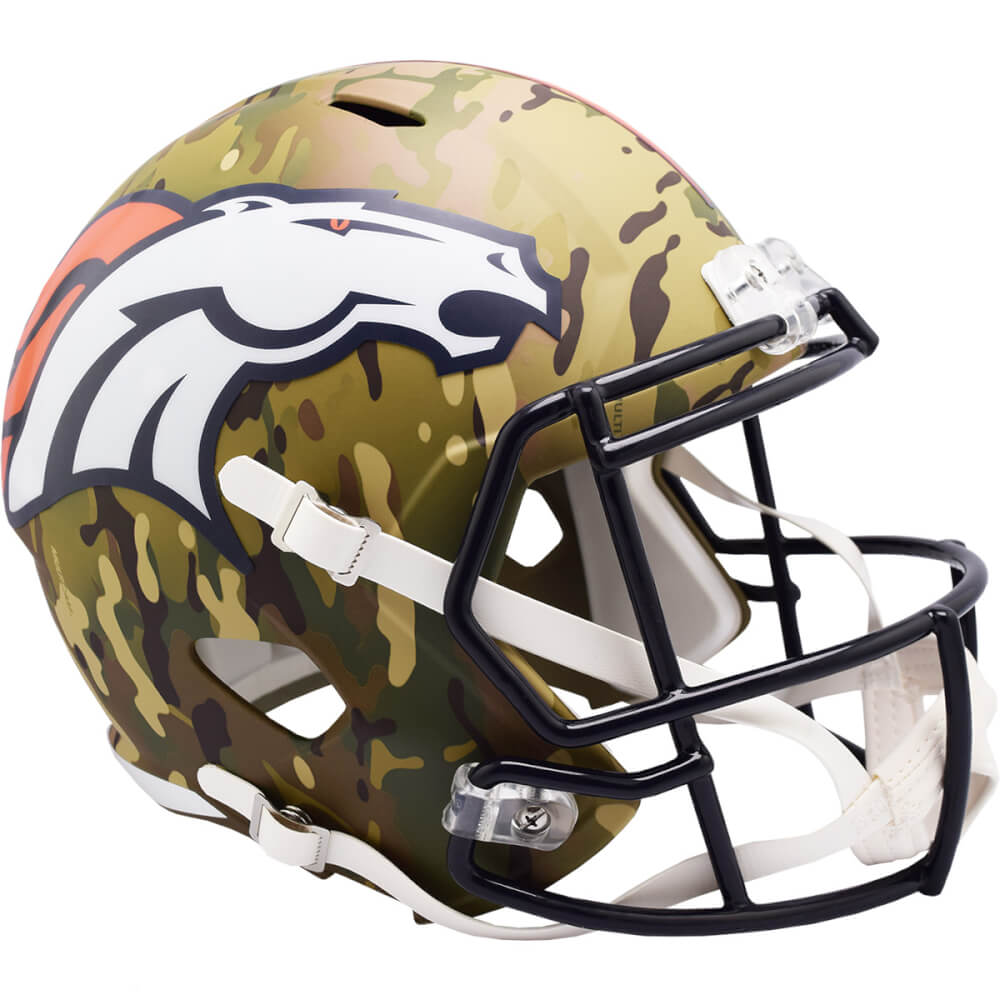 Denver Broncos Camo Riddell Full Size Speed Replica Football Helmet - UHRBRO617 - Denver Broncos Camo Riddell Full Size Speed Replica Football Helmet product image