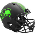 Seattle Seahawks Eclipse Black Matte Riddell Speed Full Size Replica Football Helmet - UHRSEA605 - Seattle Seahawks Eclipse Black Matte Riddell Speed Full Size Replica Football Helmet product image