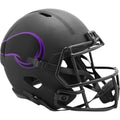 Minnesota Vikings Eclipse Black Matte Riddell Full Size Speed Replica Football Helmet - UHRVIK604 - Minnesota Vikings Eclipse Black Matte Riddell Full Size Speed Replica Football Helmet product image