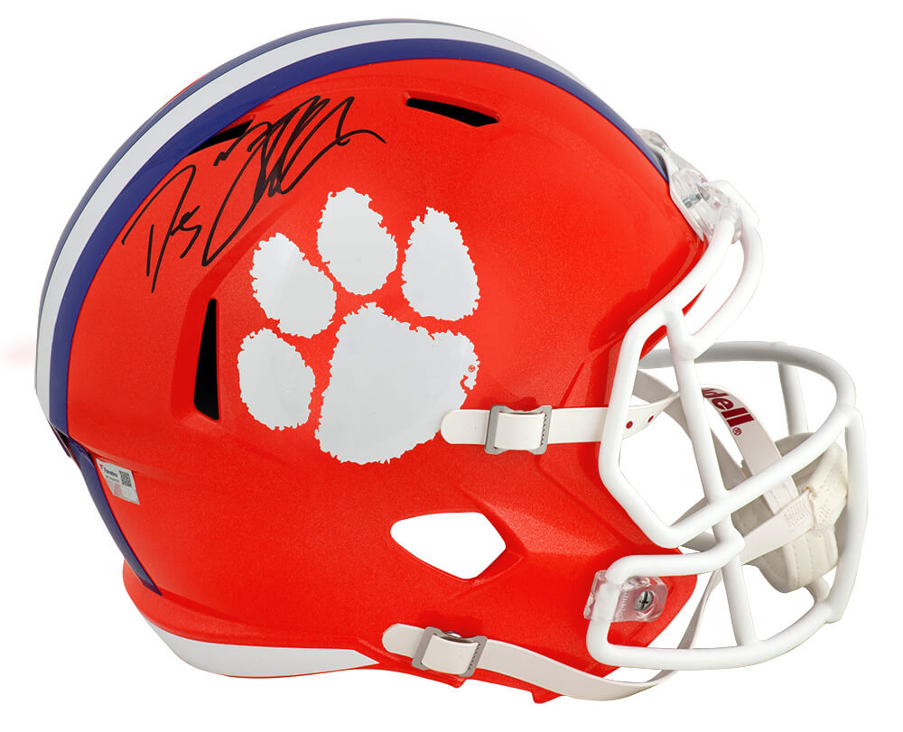 DJ Uiagalelei Signed Clemson Tigers Riddell Full Size Speed Replica Helmet - (Fanatics) - UIAREP300 - DJ Uiagalelei Signed Clemson Tigers Riddell Full Size Speed Replica Helmet - (Fanatics) product image