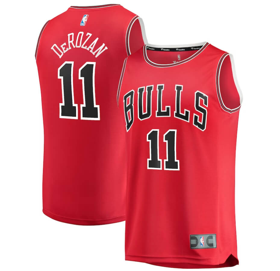 DeMar DeRozan Chicago Bulls Red Fanatics Fastbreak Basketball Replica Jersey (Size Adult X-Large) - UJYDER600 - DeMar DeRozan Chicago Bulls Red Fanatics Fastbreak Basketball Replica Jersey (Size Adult X-Large) product image