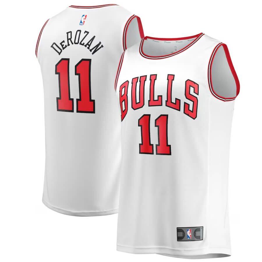 DeMar DeRozan Chicago Bulls White Fanatics Fastbreak Basketball Replica Jersey (Size Adult X-Large) - UJYDER601 - DeMar DeRozan Chicago Bulls White Fanatics Fastbreak Basketball Replica Jersey (Size Adult X-Large) product image