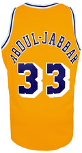 Kareem Abdul Jabbar Los Angeles Lakers Gold 1984 Style Mitchell & Ness (M&N) NBA Swingman Basketball Jersey  (Size XL) - UJYJAB602 - Kareem Abdul Jabbar Los Angeles Lakers Gold 1984 Style Mitchell & Ness (M&N) NBA Swingman Basketball Jersey (Size XL) product image