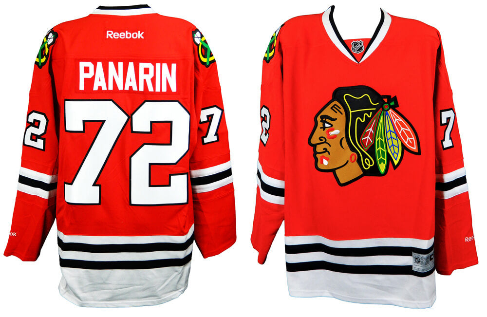 Artemi Panarin Unsigned Chicago Blackhawks Red Reebok Premier Hockey Jersey (Size XL) - UJYPAN600 - Artemi Panarin Unsigned Chicago Blackhawks Red Reebok Premier Hockey Jersey (Size XL) product image