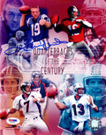 Johnny Unitas Signed Quaterbacks Of The Century Collage 8x10 Photo (PSA Letter) - UNI08P300 - Johnny Unitas Signed Quaterbacks Of The Century Collage 8x10 Photo (PSA Letter) product image
